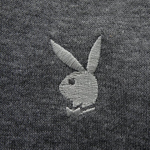 新品 プレイボーイ 2023秋冬 裏毛 刺繍 スウェット M 【33054_98】 PLAYBOY メンズ クルーネック トレーナー スエット プルオーバー_画像7