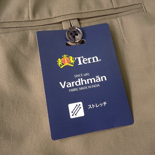 新品 Tern ターン Vardhman コットン ツイル ストレッチ チノパンツ 97(LL以上) カーキ 【P27597】 メンズ スラックス オールシーズン_画像7