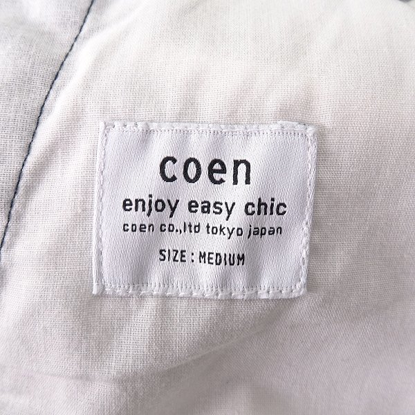 新品 UNITED ARROWS コーエン ウォッシュ ツイル チノパンツ L 紺 【P21586】 coen メンズ オールシーズン テーパード ワークパンツ_画像8