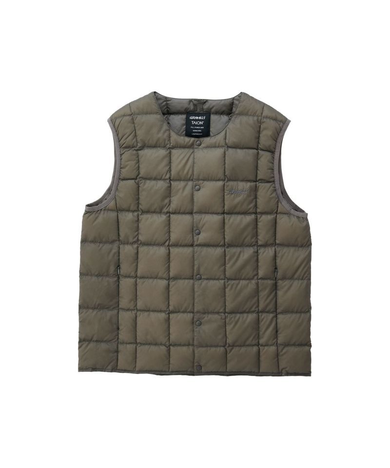 ★新品★ GRAMICCI グラミチ GRAMICCI×TAION INNER DOWN VEST インナーダウンベスト BLACK Mサイズ