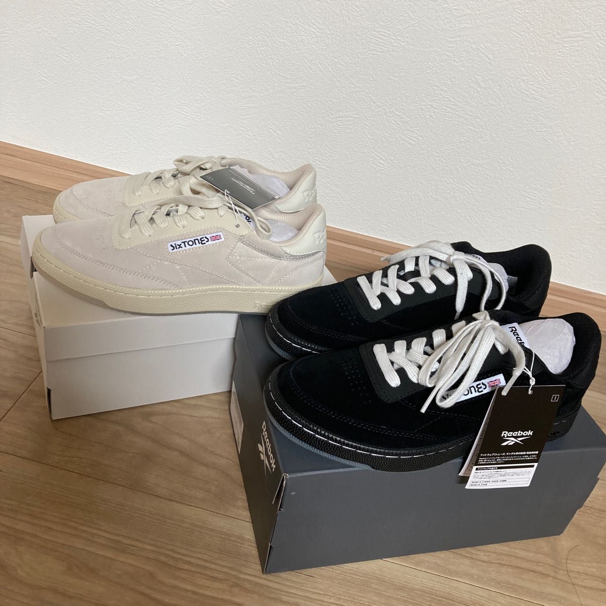 Reebok SixTONES コラボスニーカー クラブシー85 ヴィンテージ 2 Reebok SixTONES コラボスニーカー クラブシー85 ヴィンテージ 2