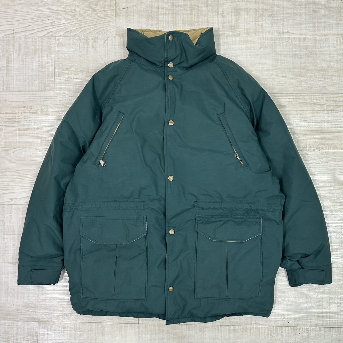 80s Vintage L.L.BEAN LLBEAN エルエルビーン FREEPORT MAINE ダウン ジャケット USA製 GORE-TEX ゴアテックス MADE IN U.S.A. サイズ L_画像1