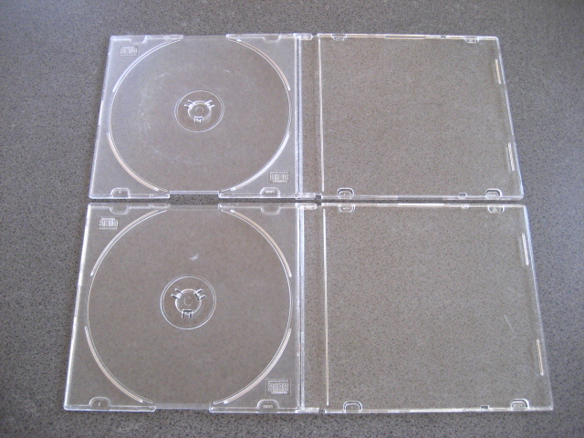 CD DVD BD Blu－ray 空ケース 5mm 薄型 クリア ホワイト 200枚＋おまけ50枚！セット クリアケース スリムケース 透明 白 1枚収納用_おまけ一例