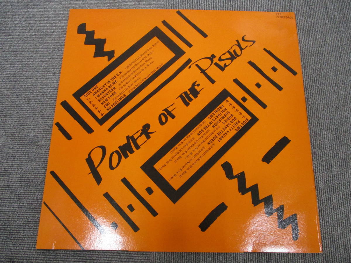 最終値下げ　B305　棚ね　現状品　LP盤　レコード　POWER OF THE PISTOLS　SEX PISTOLS　セックス・ピストルズ　ANARUHY IN THE UK　洋楽_画像3