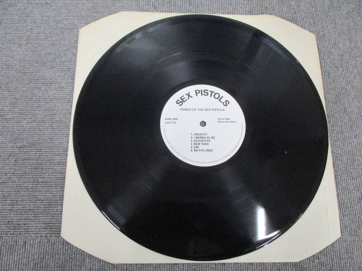 最終値下げ　B305　棚ね　現状品　LP盤　レコード　POWER OF THE PISTOLS　SEX PISTOLS　セックス・ピストルズ　ANARUHY IN THE UK　洋楽_画像4