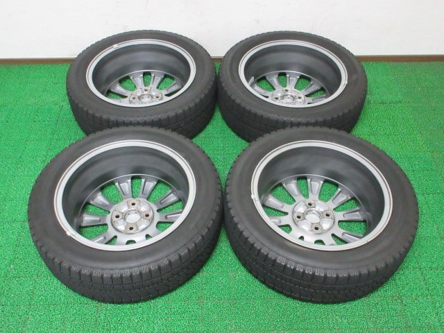 T738【送料無料 在庫処分!!】185/55R16 超溝高 8.5分山 ブリヂストン スタッドレス VRX2 ♪ ホイールセット 4本 ホンダ フィット 純正 激安_画像10