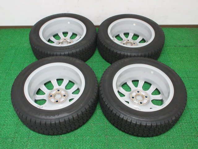 T767【送料無料 SALE品】185/60R15 超溝高 スタッドレス ★最新★ ICENAVI 8 ♪ 21年 アルミ ホイールセット 4本 ホンダ 純正 Modulo 美品_画像10