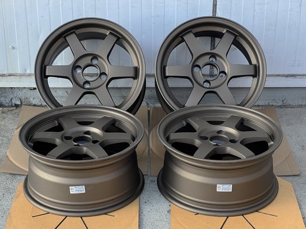 新品 15インチ ホイール 4本セット 15x7J +20 PCD100 4穴 アルトワークス ロードスター プロボックス NB NA bB 街角_画像3