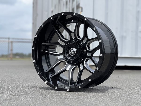 新品 20インチホイールのみ4本セット 20x10J ハイラックス サーフ プラド タコマ XF OFFROAD XF222 -12 pcd135 6穴 pcd139.7 6穴_画像2