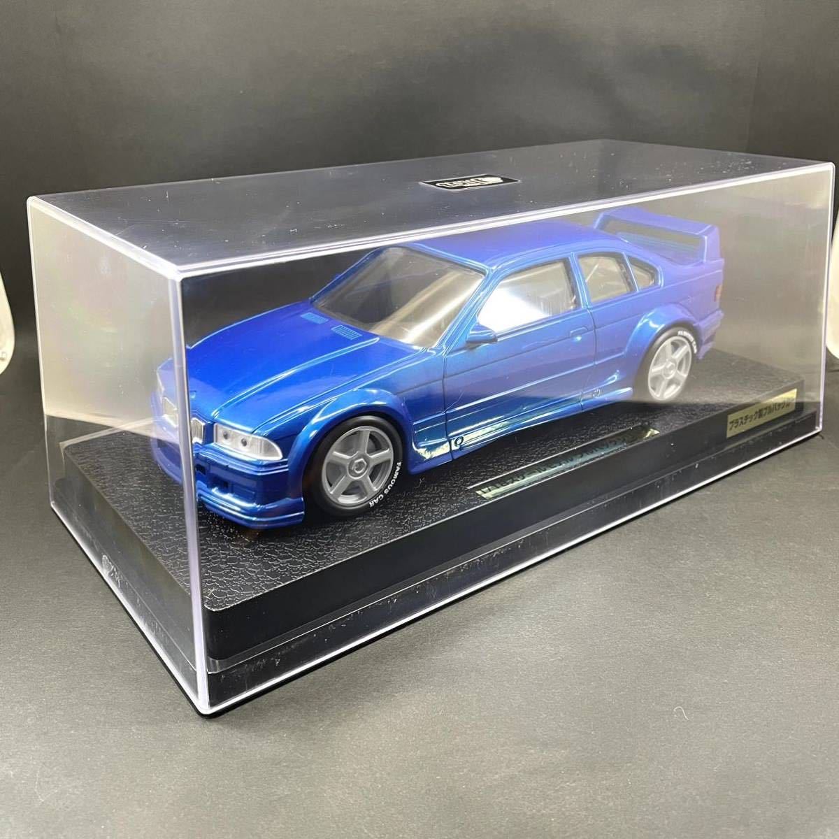 ■BMW M3 E36■1/18■プルバックカー■プラスチック製■カスタムベース■トイコー■クリアケース入り■の画像10