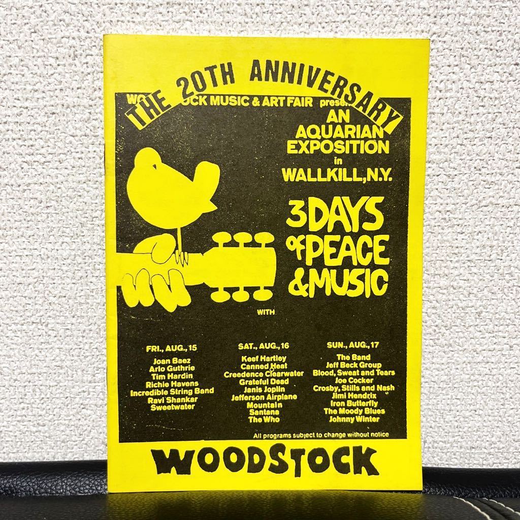 レア woodstock / the 20th anniversary 3days of peace & music disc union_画像1