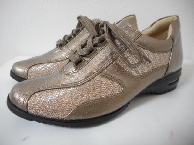  hour see. shoes made in Japan cow leather 5E casual shoes size 22.0cm