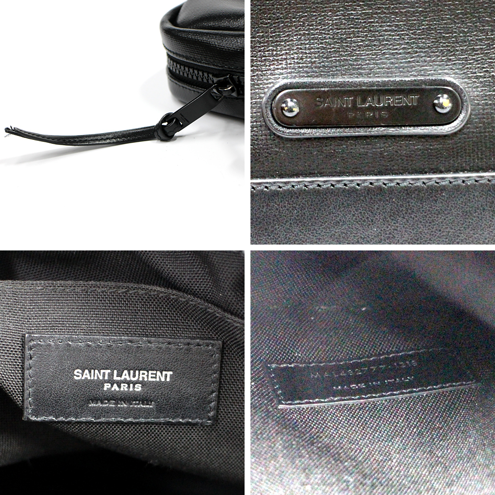 SAINT LAURENT】サンローラン リビングトン ショルダーバッグ クロス