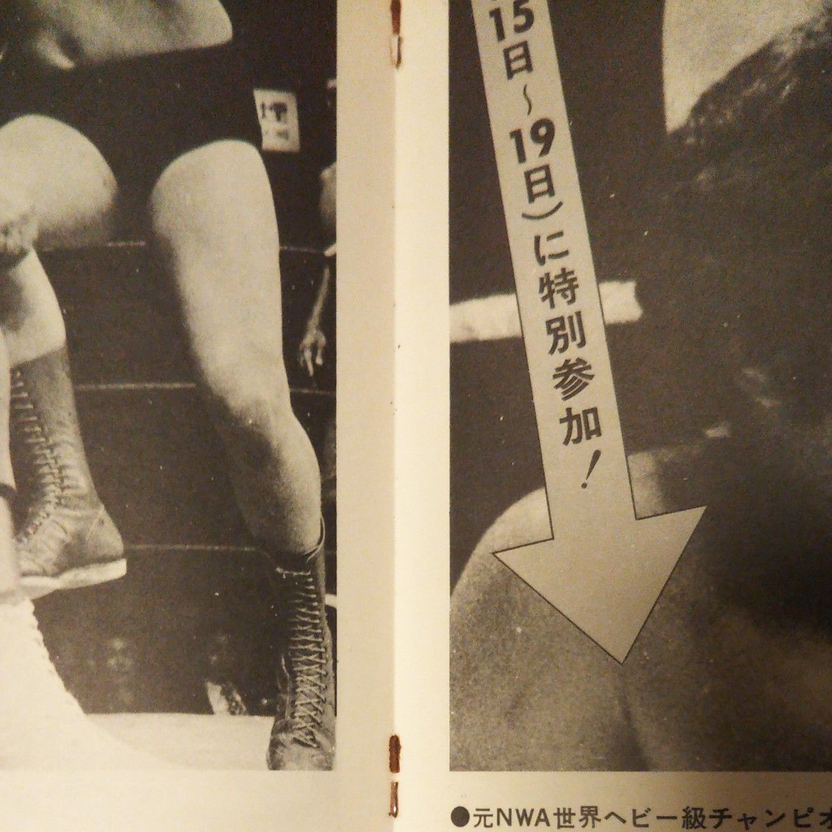 全日本プロレスパンフレット '74/'75年エキサイトシリーズ2冊 プロレスパンフレット プロレス雑誌 全日本プロレスグッズ 