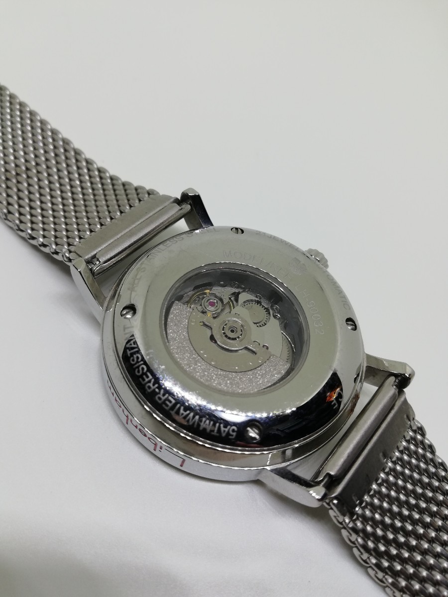 【稼働品】Libenham リベンハム LH-90032 デイデイト自動巻腕時計_画像7