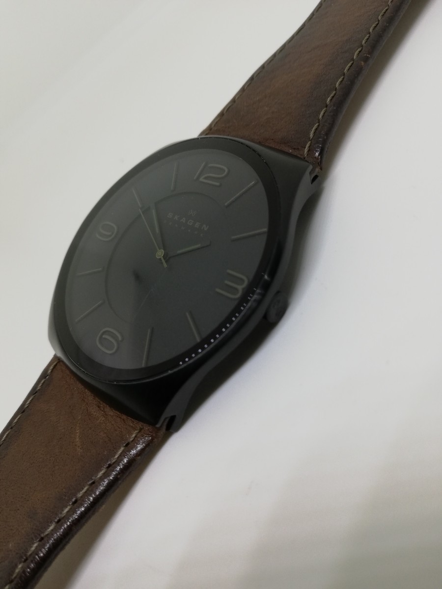 【稼働品】SKAGEN スカーゲン SKW6042 メンズクォーツ腕時計_画像3