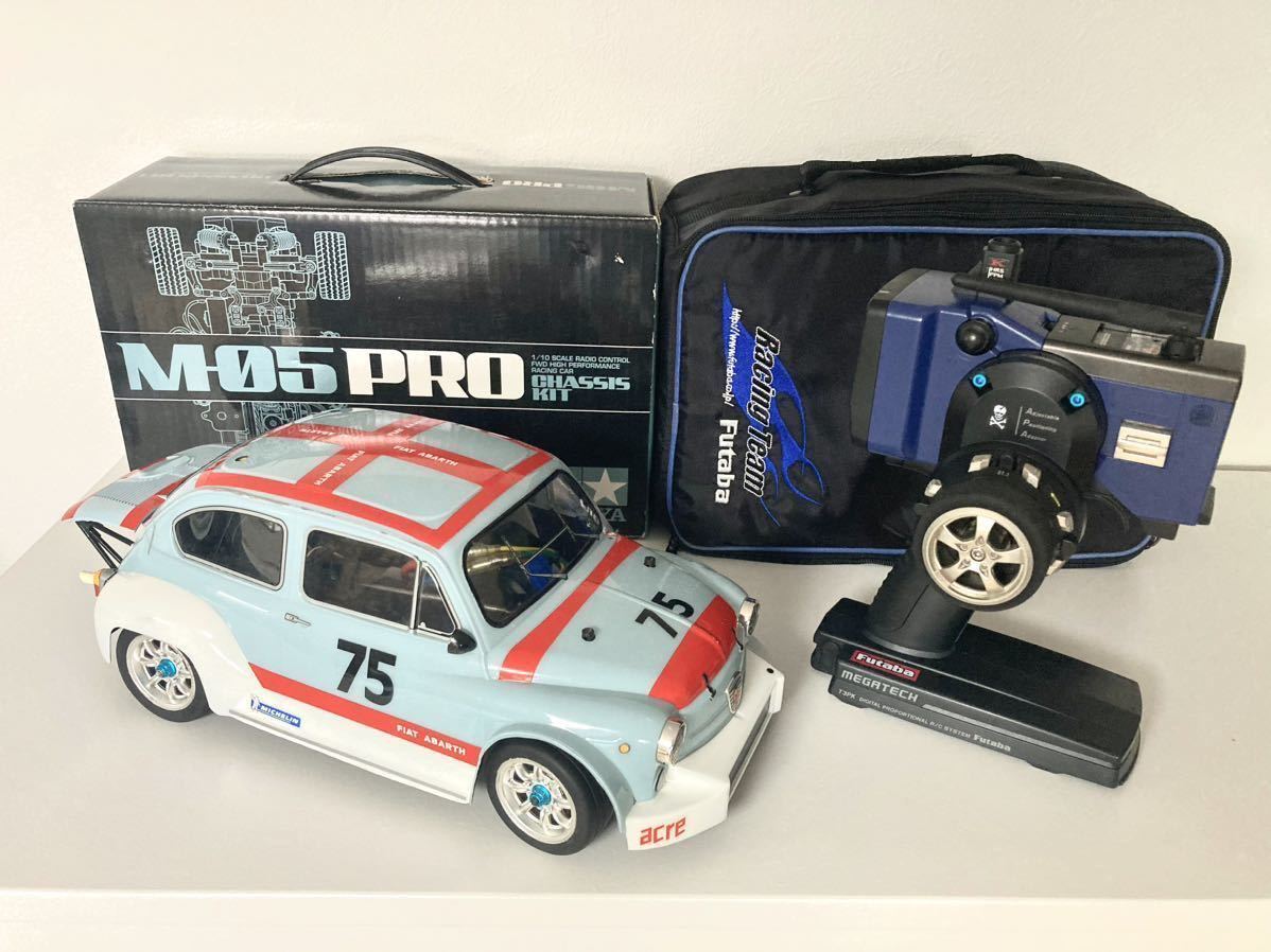 タミヤ 1/10RC M-05PRO、フタバ3PKプロポ、オプションパーツ_画像1