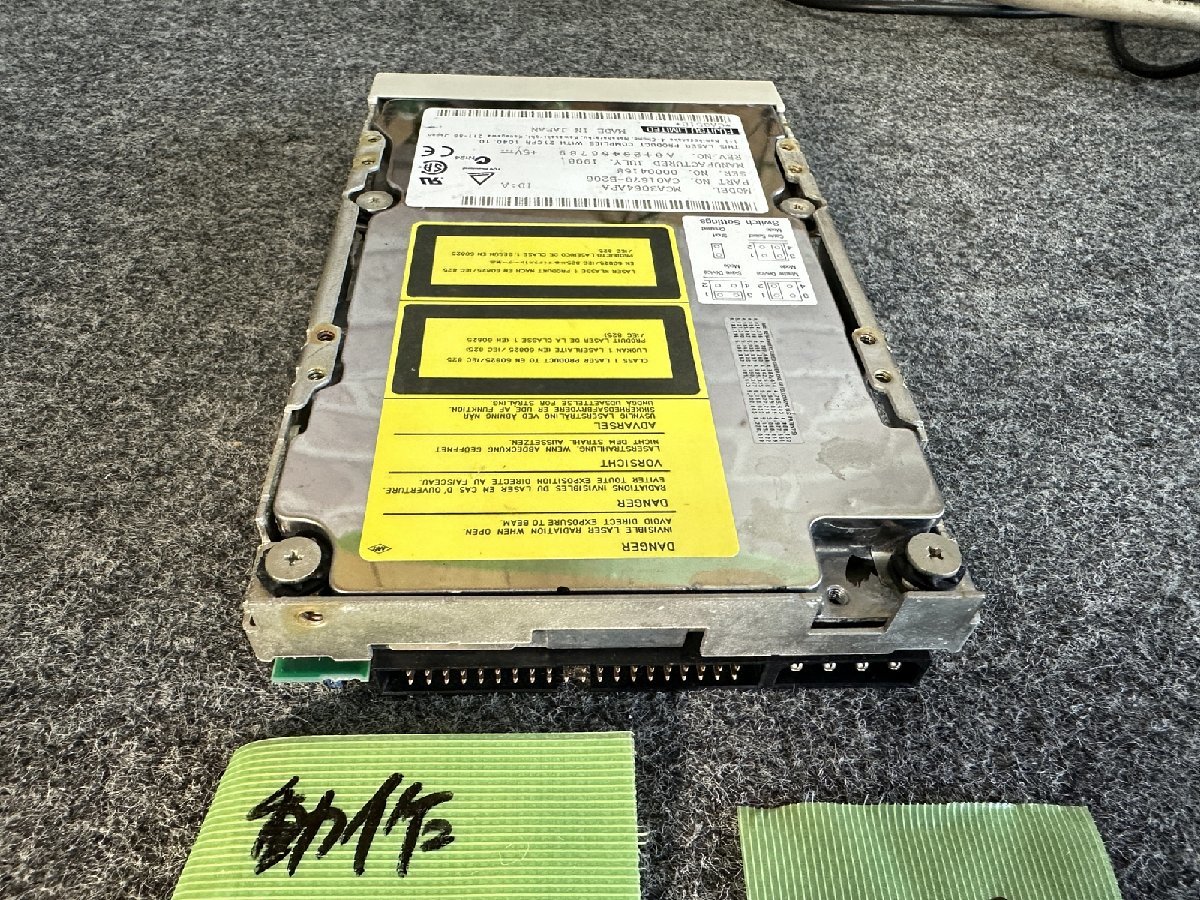 【送60サイズ】Fujitsu　MCA3064APA　ATA内蔵640MB MOドライブ_画像4