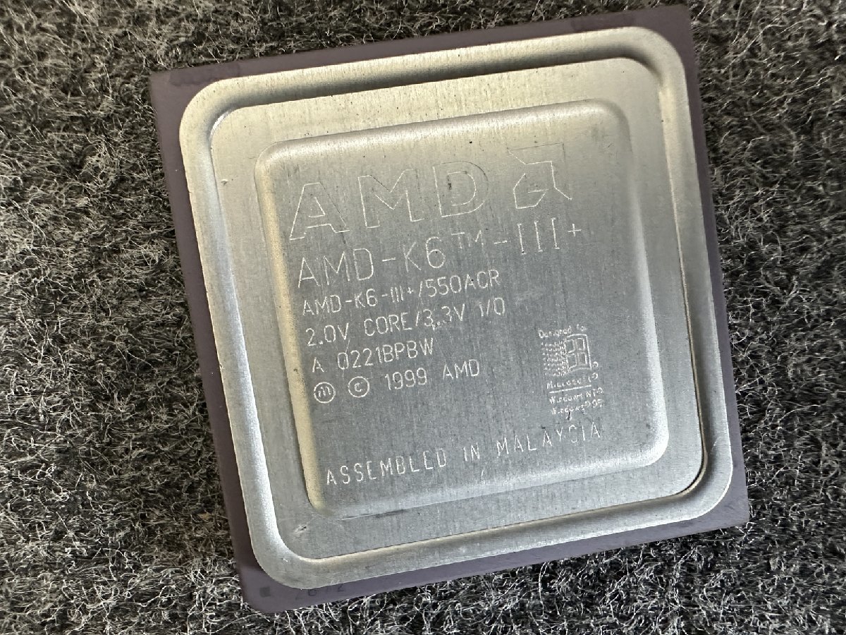 【送ネコポス250円】AMD　K6-III+/550ACR 2.0V Socket7_画像2