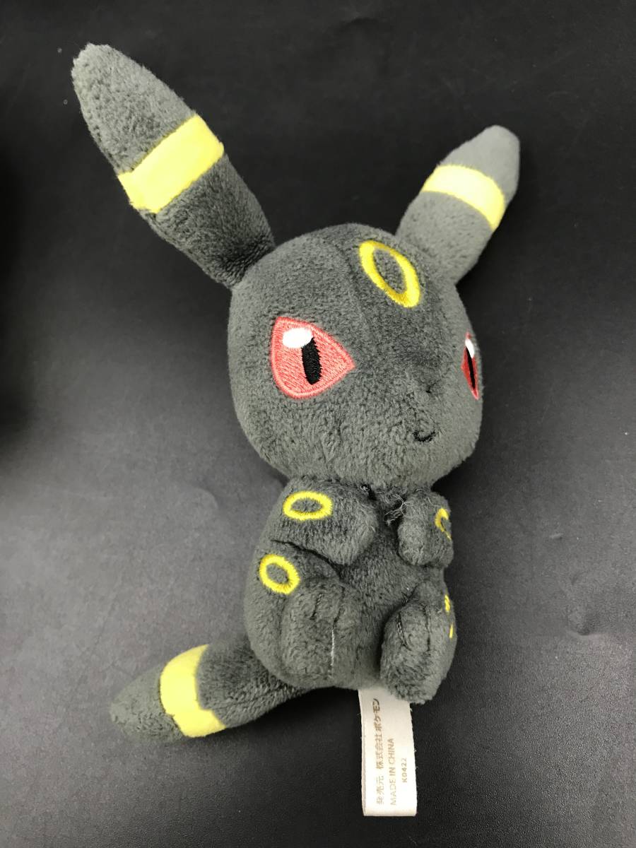 1108-08◆ポケモン ぬいぐるみ 3点 ヤドン ステッカー まとめて ミュウ イーブイ ブラッキー ポケットモンスター _画像7