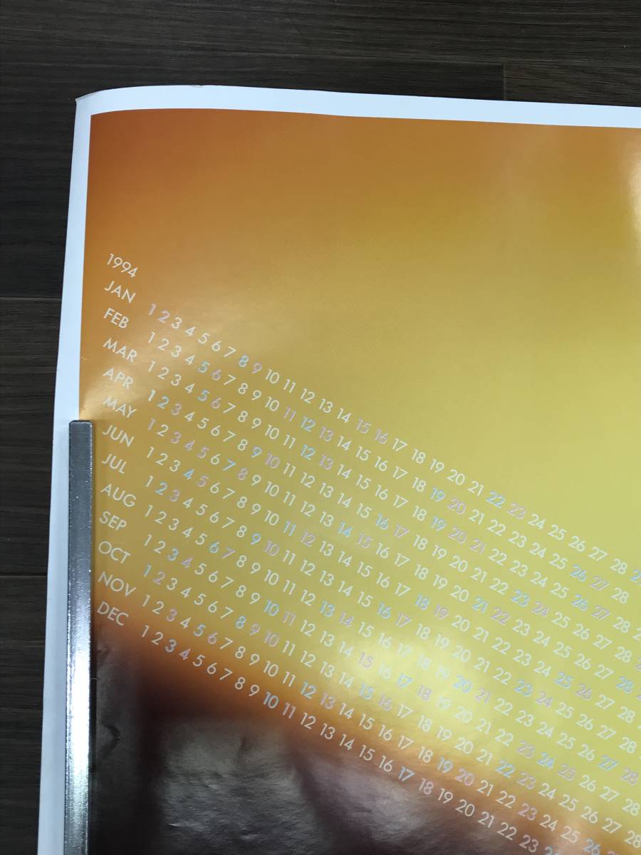 1128-10◆福山雅治 ポスター ダイドー・ブレンドコーヒー 1994 カレンダー 非売品 DyDo 約59.5×84cm_画像4