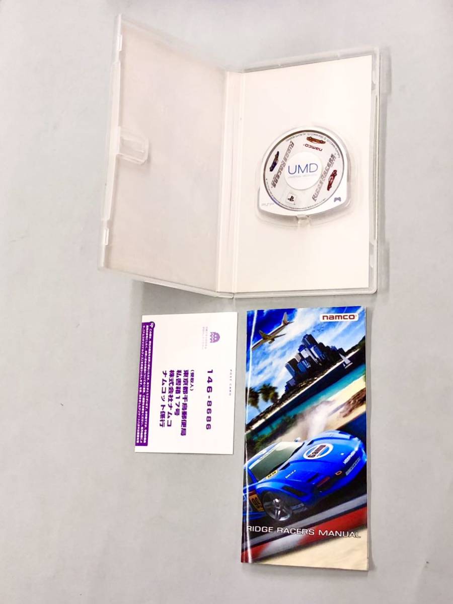  prompt decision! post card attaching!PSP[ Ridge Racer z] including carriage!