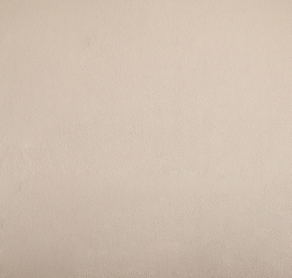 激安品　ローソファ2人掛け　布張りベージュ色　クロワッサンのようなかわいいフォルム_画像3