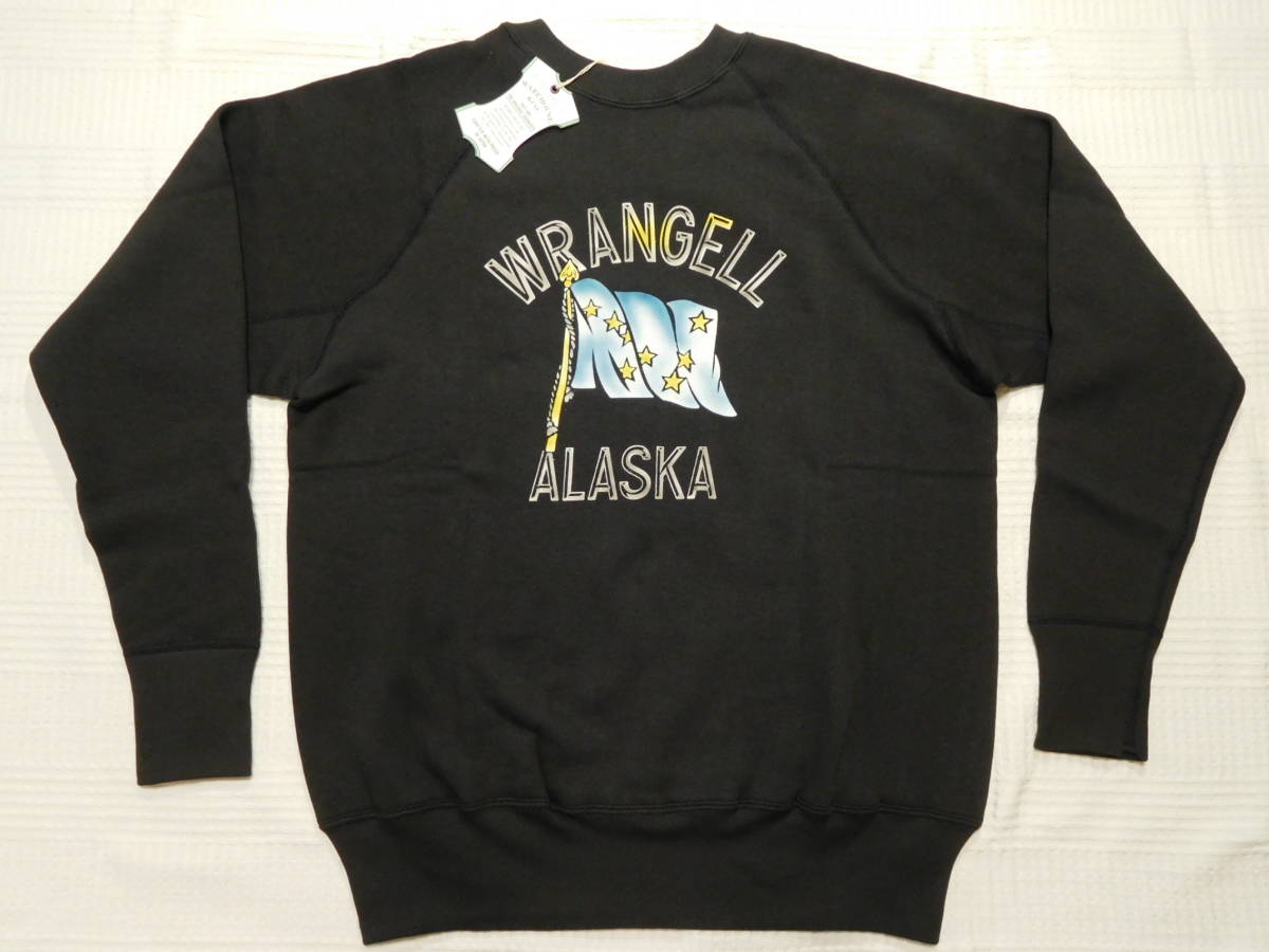 ★定価17050円（税込み）★WAREHOUSE 409 WRANGELL SWEATSHIRT ウエアハウス スウェットシャツ★サイズ 40 黒★_画像1