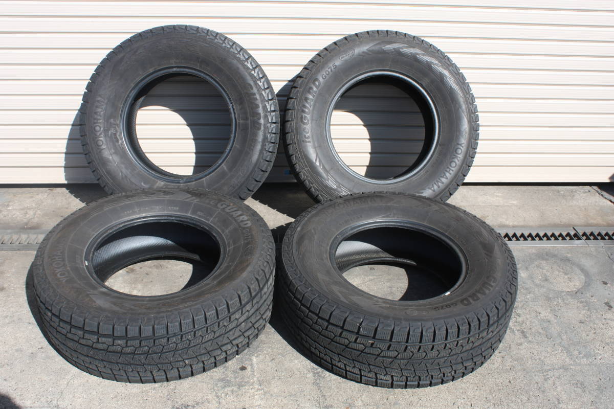 265/70R16 ヨコハマ スタッドレス ice GUARD G075 4本 運賃7000円