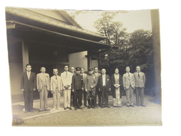 第二次大戦中実物 大日本帝国戦時警察幹部（警視）物 ⑤ 書類や大将との写真_画像3