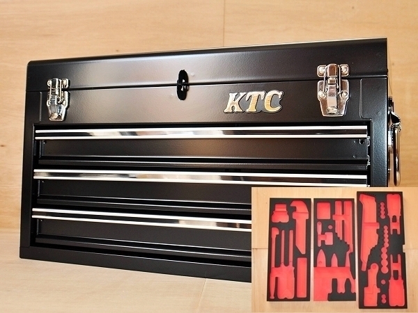 ■KTC 収納トレイ付 SKX0213BK ブラック■収納トレー 工具箱 チェスト ケース ツールボックス ツールケース♪