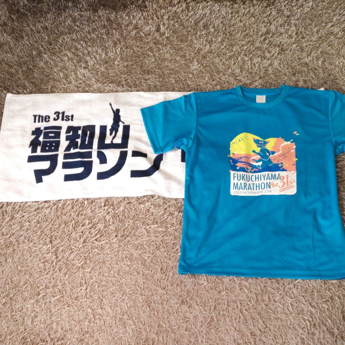 第31回福知山マラソン/2023 記念タオル&フィニッシャーT 第31回福知山マラソン/2023 記念タオル&フィニッシャーT