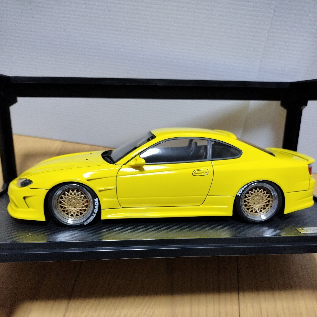 ignition model【1/18　VERTEX S15 シルビア】2007 イグニッションモデル ミニカー 日産 イエロー　SILVIA　イグニションモデル_画像7