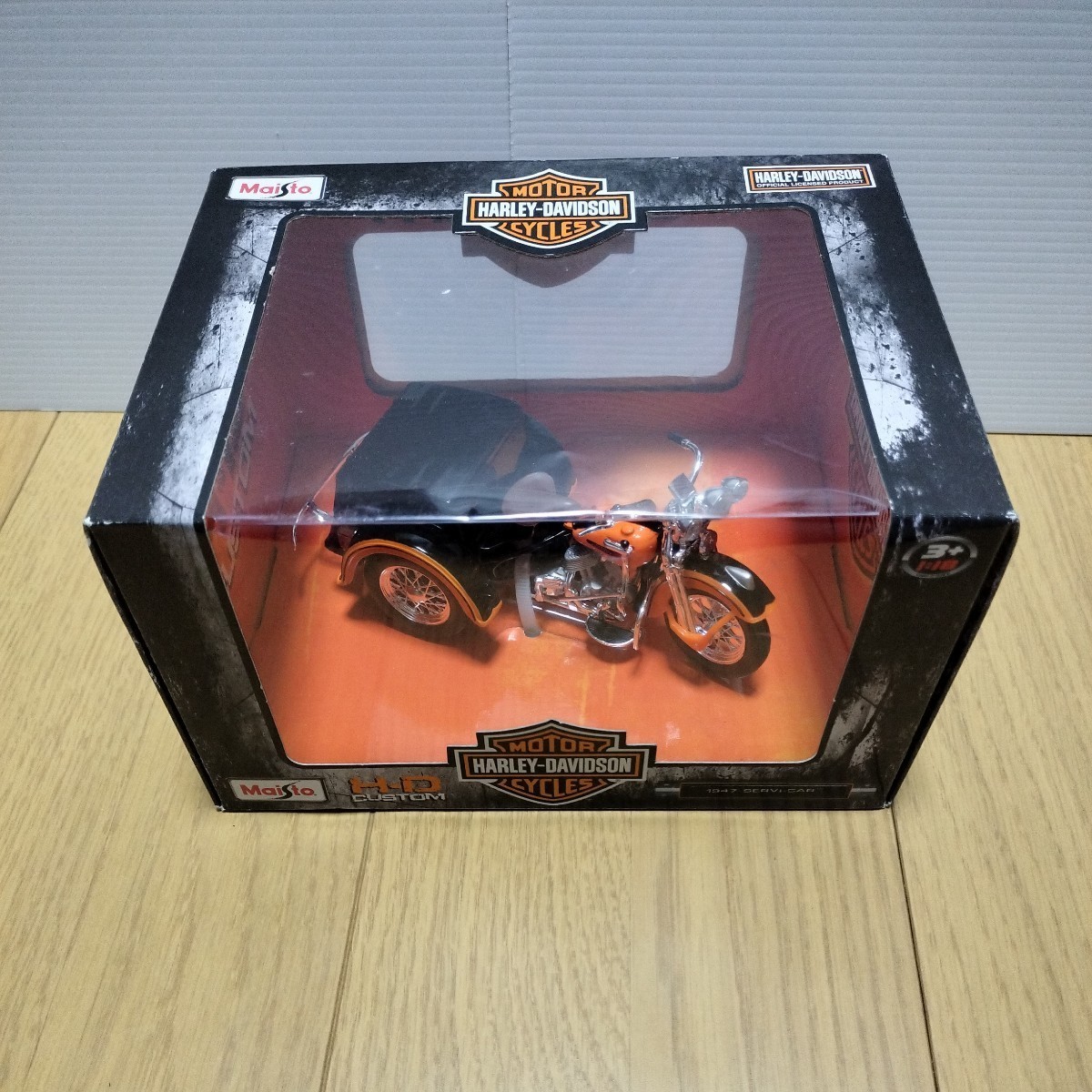 Maisto【1/18 Harley Davidson 1947 Servi-car 】サービカー トライク　3輪　 マイスト ミニカー ハーレーダビッドソン