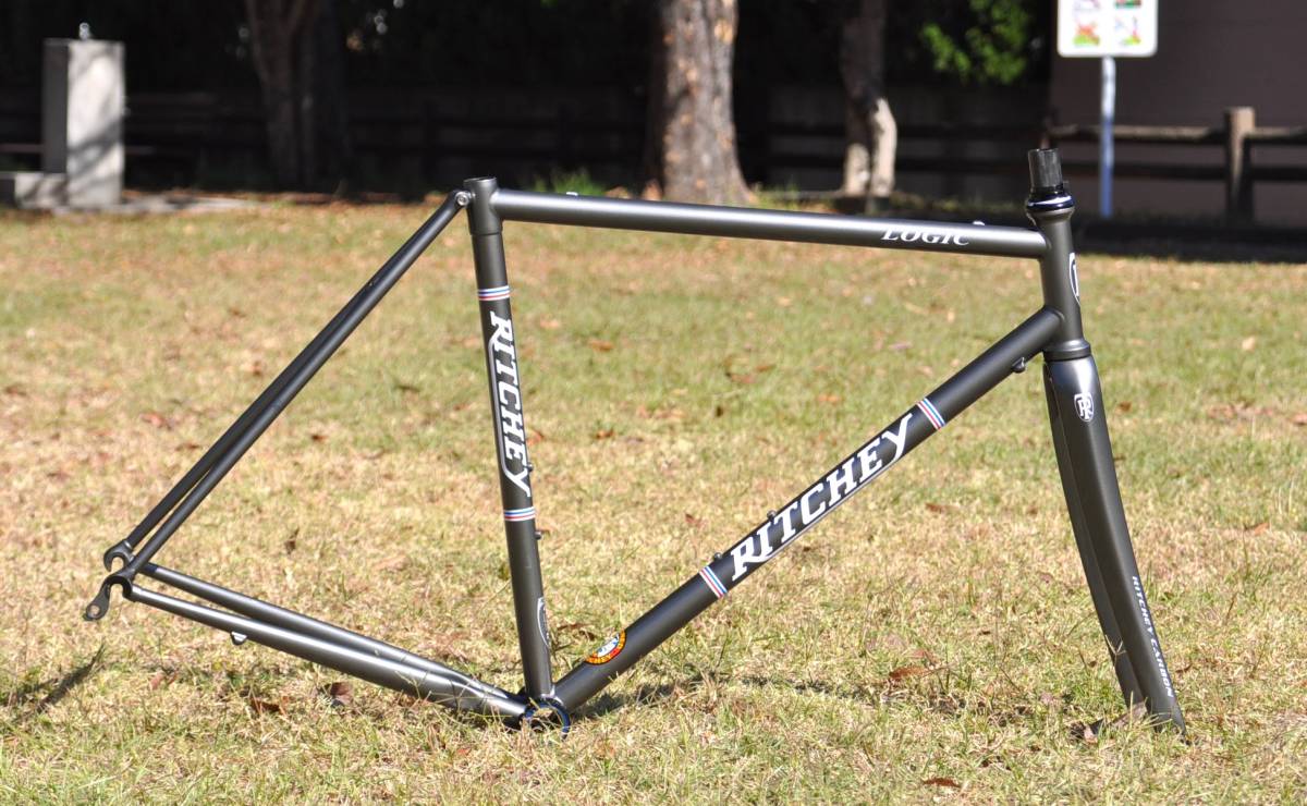 RITCHEY/ROAD LOGIC FRAME SET/リッチー/ロードロジック/フレームセット/530mm/クロモリ/スチール/カーボンフォーク/ROTOR/BB付/CINELLI_画像1