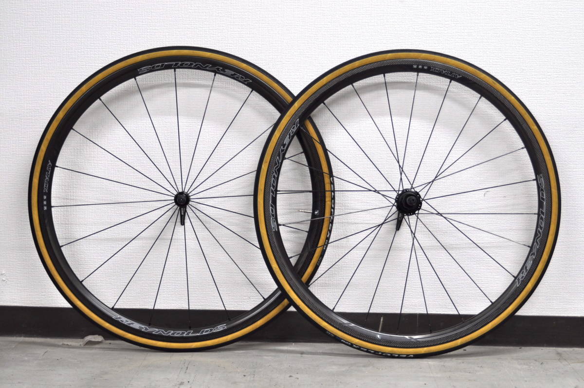 REYNOLDS/ATTACK CARBON WHEEL SET/レイノルズ/アタック/カーボンホイール/700c/クリンチャー/ワイドリム/シマノ11S/ロードバイク/グラベル_画像1