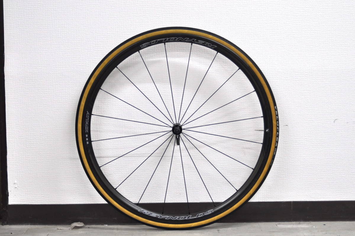 REYNOLDS/ATTACK CARBON WHEEL SET/レイノルズ/アタック/カーボンホイール/700c/クリンチャー/ワイドリム/シマノ11S/ロードバイク/グラベル_画像3