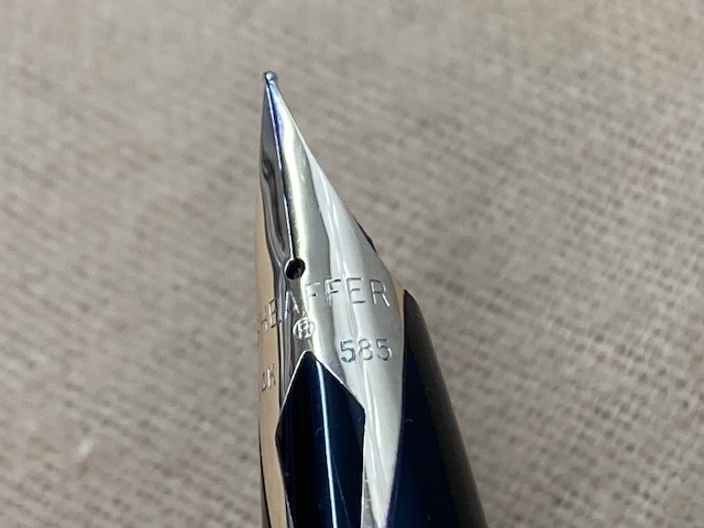 25367* SHEAFFER シェーファー GOLD ELECTOROPLATED ペン先 14K 万年筆 筆記未確認 文房具 筆記用具 現状品_画像5