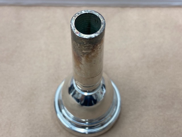 25443* Bach バック Trombone Mouthpiece トロンボーン用マウスピース 3416HA 3505G 計2点 おまとめ 金管楽器 楽器 パーツ ケース付 現状品_画像9