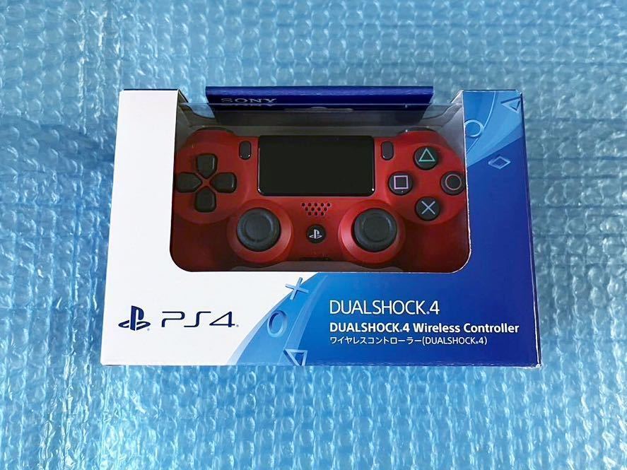 新品 [PS4 純正コントローラー DUALSHOCK4 マグマレッド デュアルショック4 CUH-ZCT2J11 Playstation4]