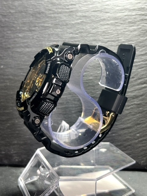 超美品 CASIO カシオ G-SHOCK ジーショック GD-100GB-1 腕時計 クオーツ デジタル フルオートカレンダー 多機能 ゴールド 20気圧防水_画像3