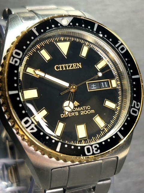 CITIZEN MECANICAL シチズン メカニカル プロマスター NY0125-83E 腕時計 機械式 自動巻き アナログ 3針 カレンダー ステンレススチールの画像1