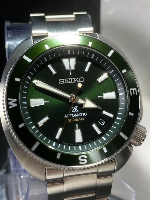 超美品 セイコー SEIKO プロスペックス PROSPEX タートル ダイバースキューバ メカニカル 自動巻き 腕時計 フィールドマスター SBDY111_画像1