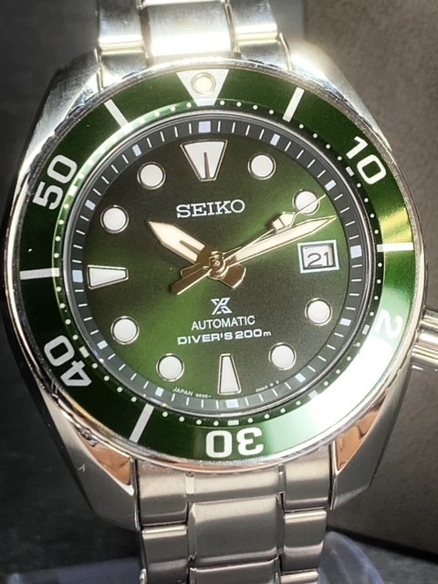 限定品 新品 SEIKO セイコー PROSPEX プロスペックス SUMO スモウ ダイバースキューバ 機械式 自動巻き 腕時計 グリーン 緑 SBDC081_画像1