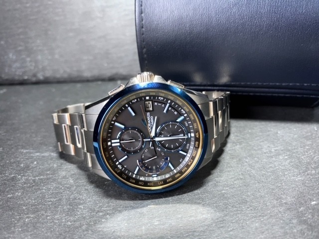 新品 限定 カシオ CASIO オシアナス OCEANUS ブラックマーブル OCW-T2600G-1AJF 腕時計 ソーラー タフソーラー 電波時計 マルチバンド6_画像9