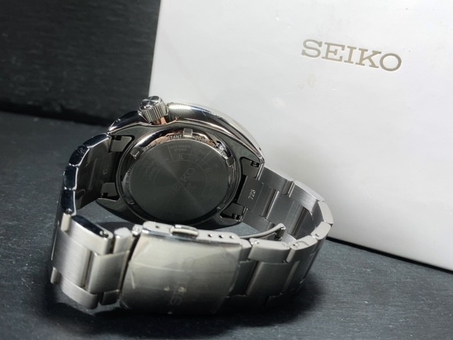 超美品 セイコー SEIKO プロスペックス PROSPEX タートル ダイバースキューバ メカニカル 自動巻き 腕時計 フィールドマスター SBDY111_画像8