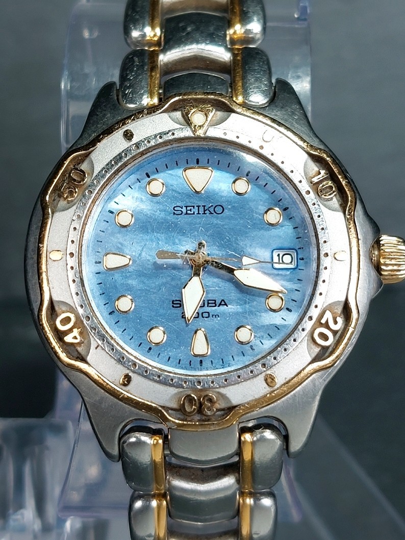 SEIKO セイコー SCUBA 200M スキューバ 7N35-6030 メンズ 腕時計
