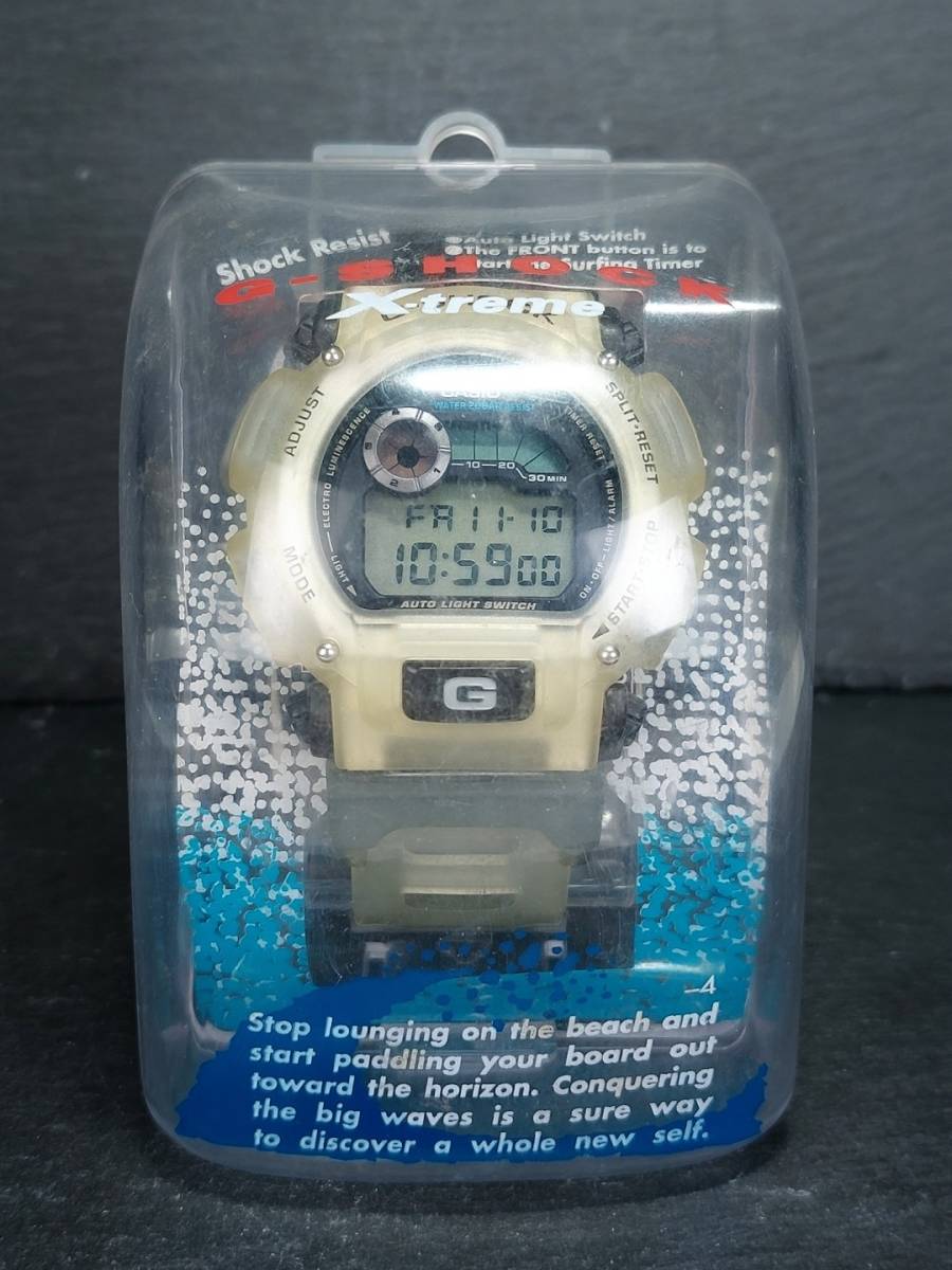 CASIO カシオ G-SHOCK ジーショック X-treme エクストリーム DW-9000 メンズ 腕時計 デジタル ホワイト スケルトン ラバー 電池交換済み_画像5