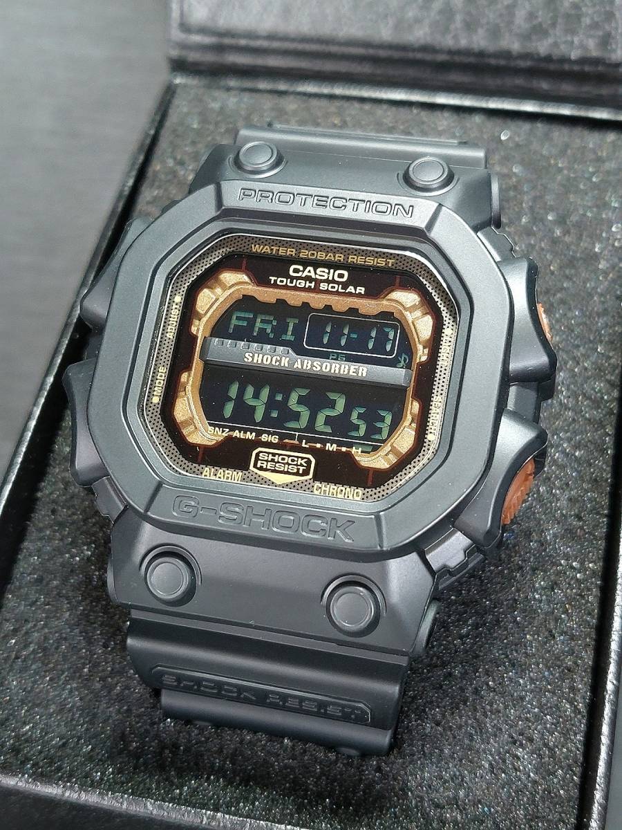新品 CASIO カシオ G-SHOCK ジーショック GX-56RC メンズ 腕時計 デジタル ブラック ラバーベルト ステンレス 電波ソーラー 動作確認済み_画像1