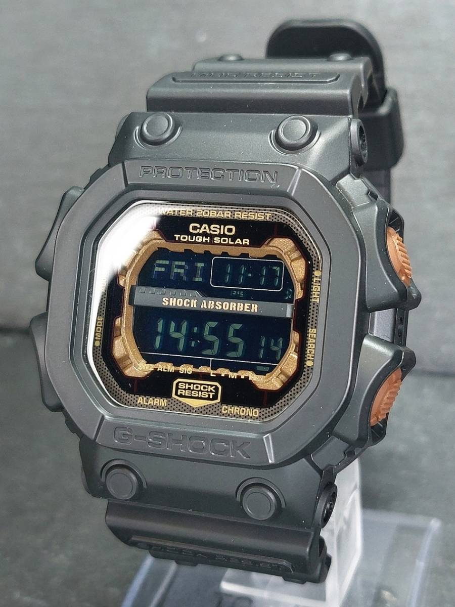 新品 CASIO カシオ G-SHOCK ジーショック GX-56RC メンズ 腕時計 デジタル ブラック ラバーベルト ステンレス 電波ソーラー 動作確認済み_画像2
